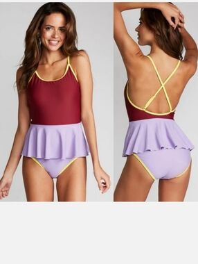 MOTT50 Margherita Missoni Federic One Piece Skirted Swim Suit Size Large